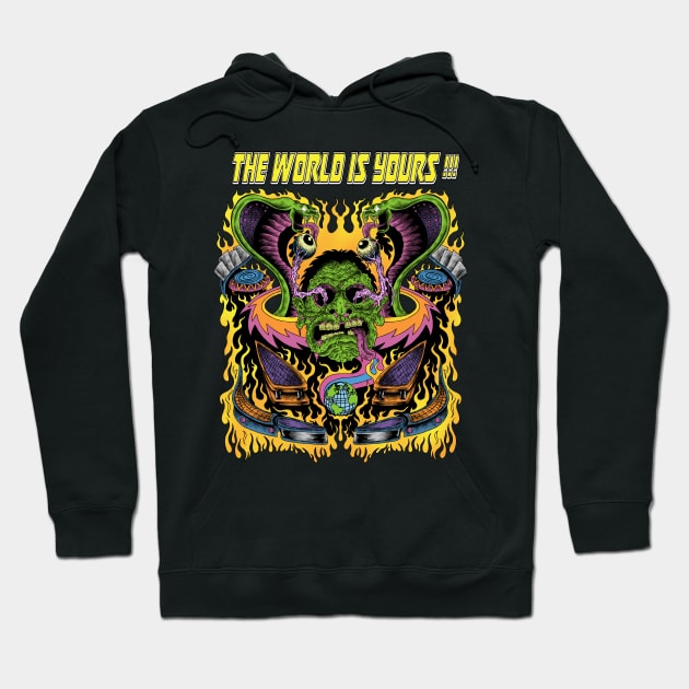 The world is yours Hoodie by Obelixstudio